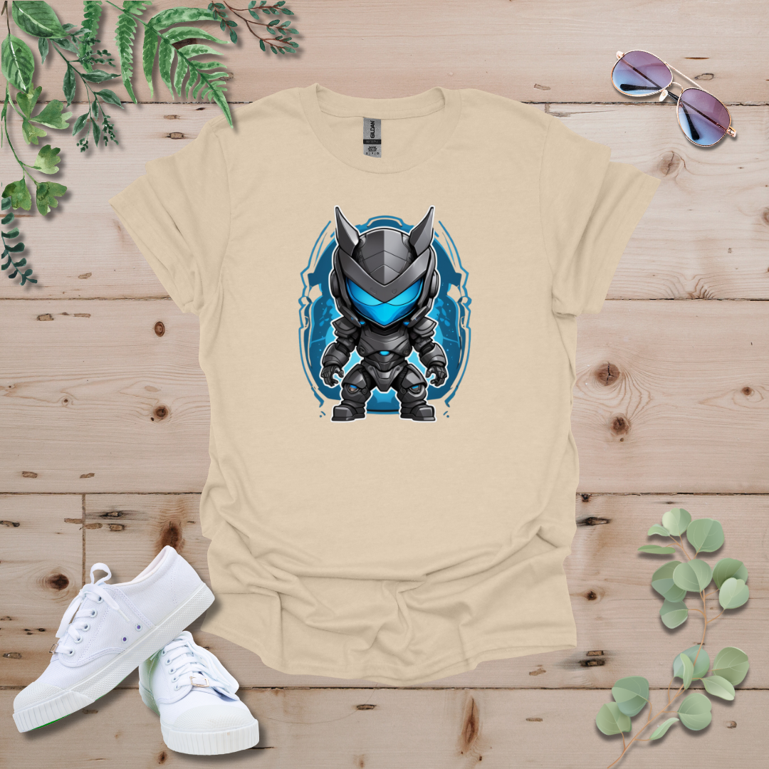 Faceless Tech Chibi Blue Dragon Tshirt