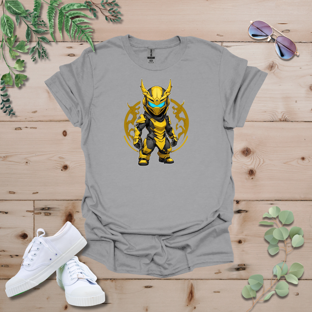 Faceless Tech Chibi Yellow Dragon Tshirt