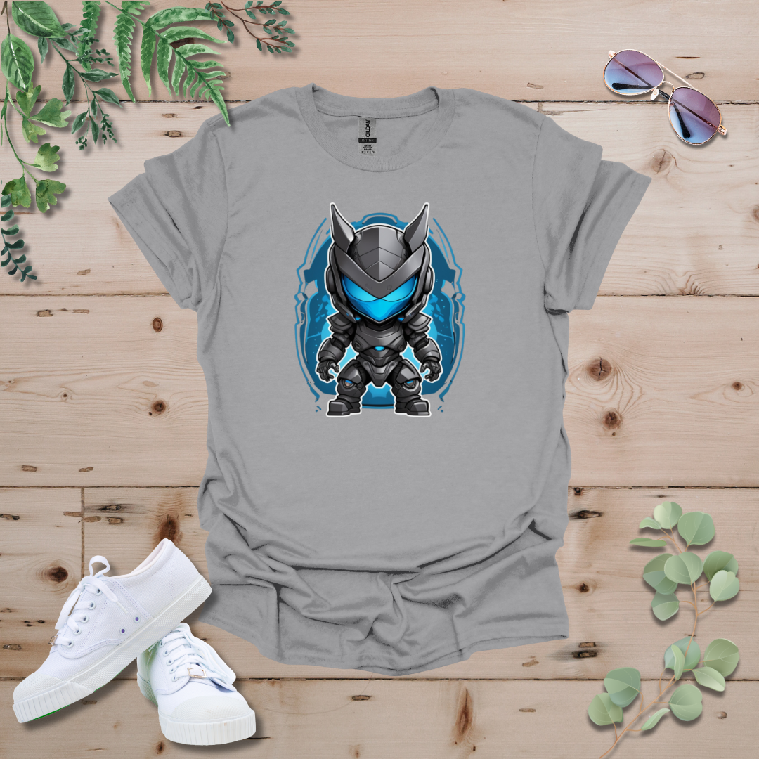 Faceless Tech Chibi Blue Dragon Tshirt