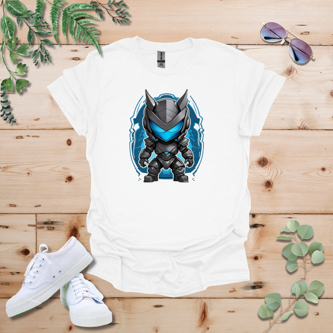 Faceless Tech Chibi Blue Dragon Tshirt