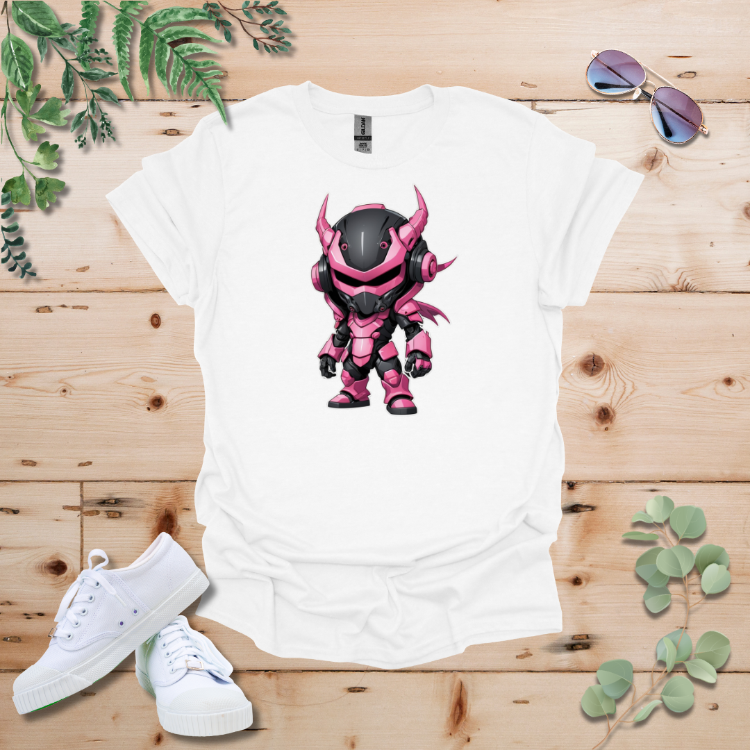 Faceless Tech Chibi Pink Dragon Tshirt
