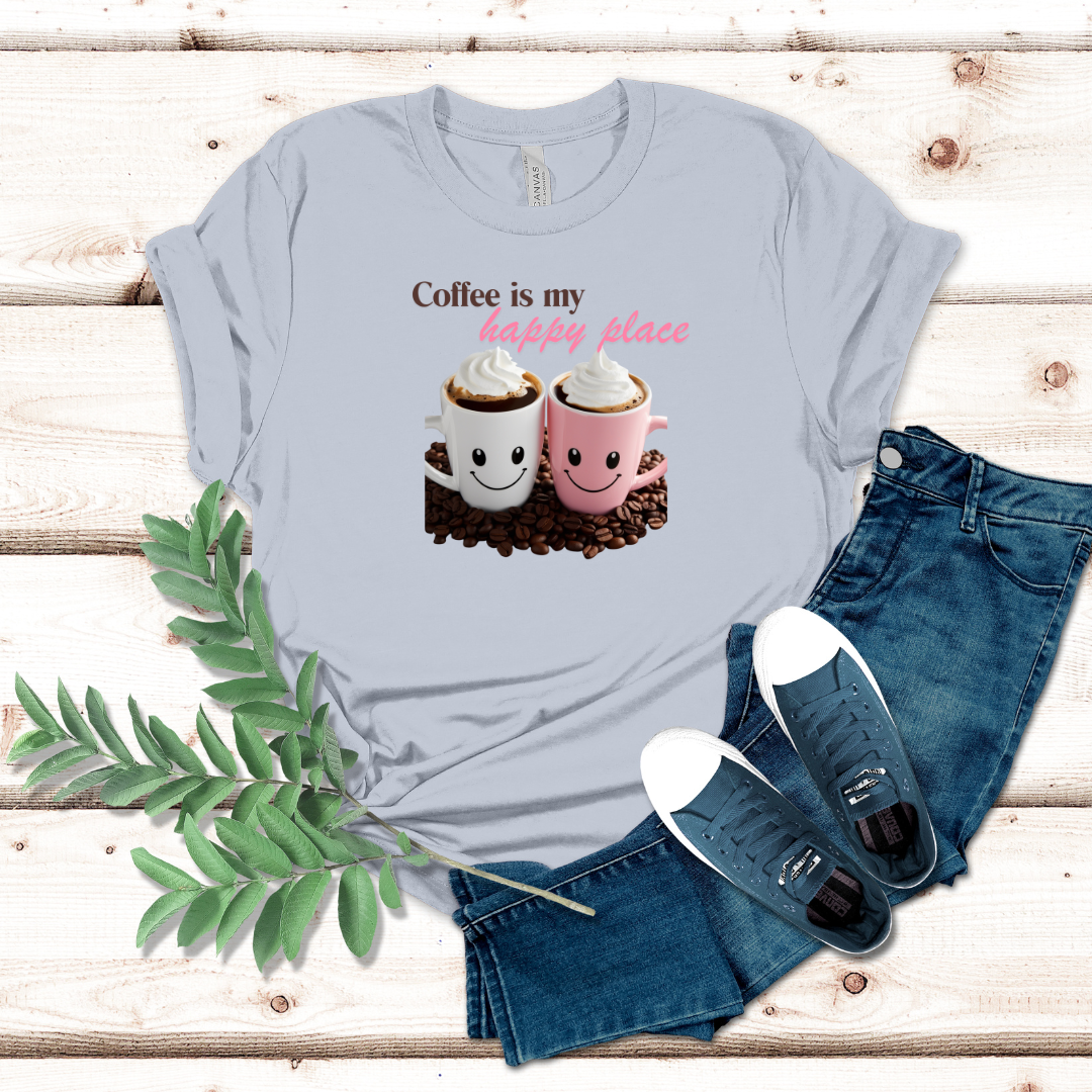 Coffee Is My Happy Place Tshirt