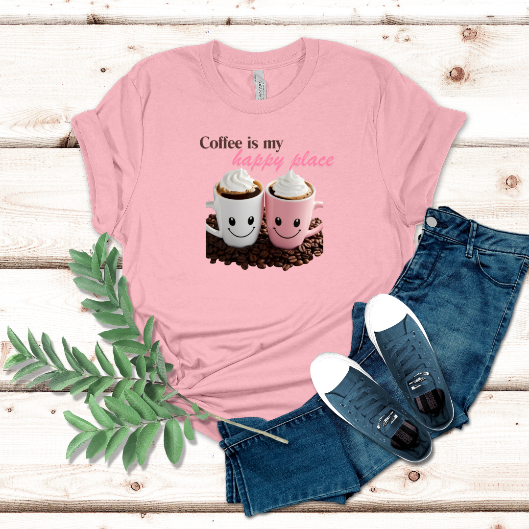 Coffee Is My Happy Place Tshirt