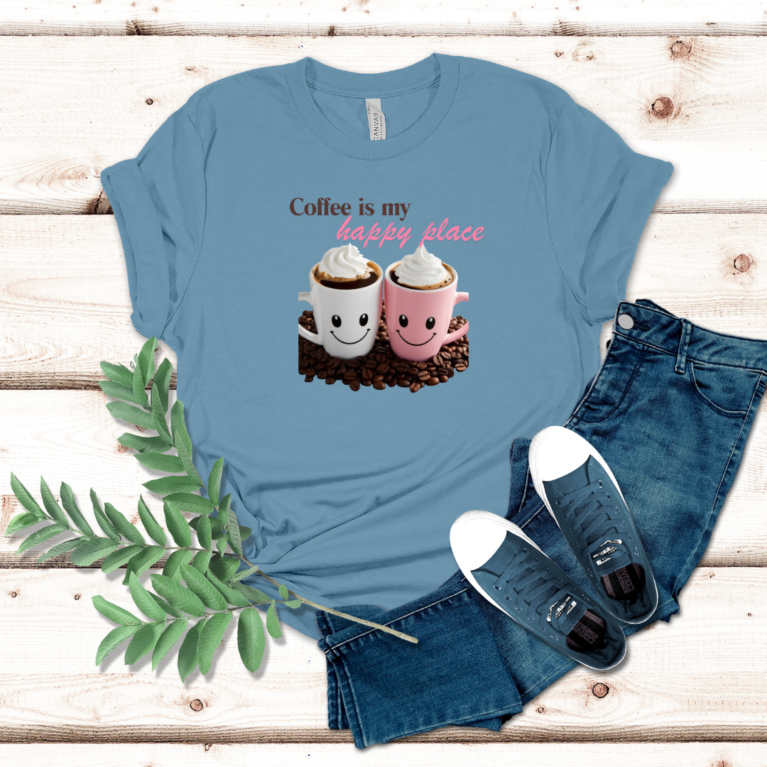 Coffee Is My Happy Place Tshirt
