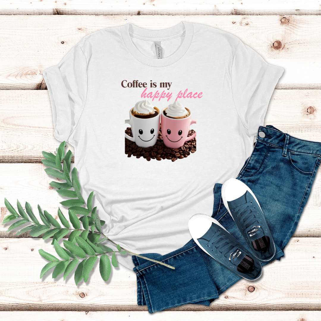 Coffee Is My Happy Place Tshirt