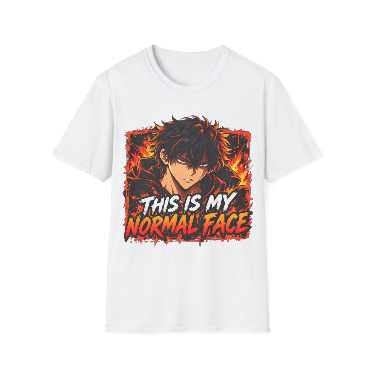 This Is My Normal Face Anime Graphic Tshirt