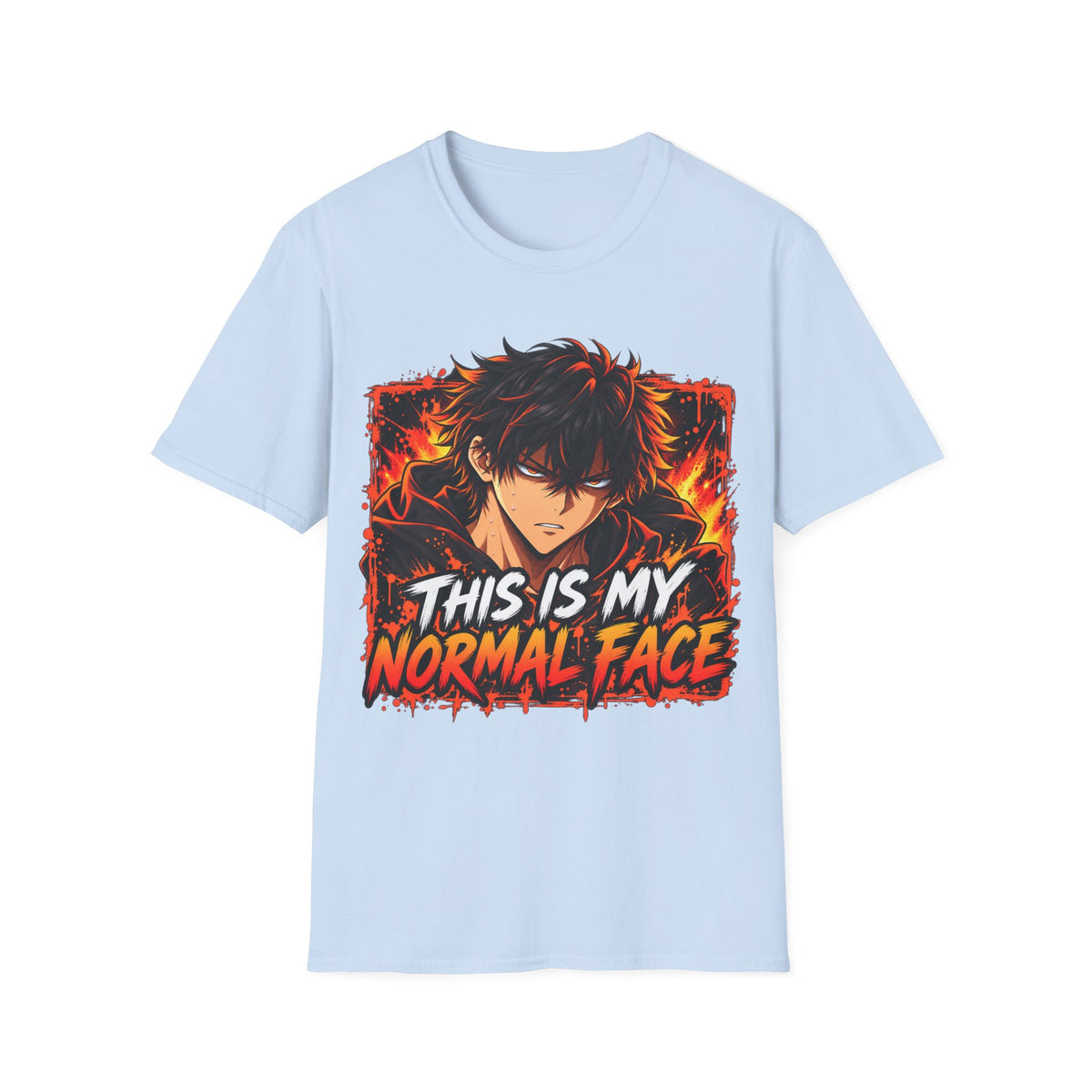 This Is My Normal Face Anime Graphic Tshirt