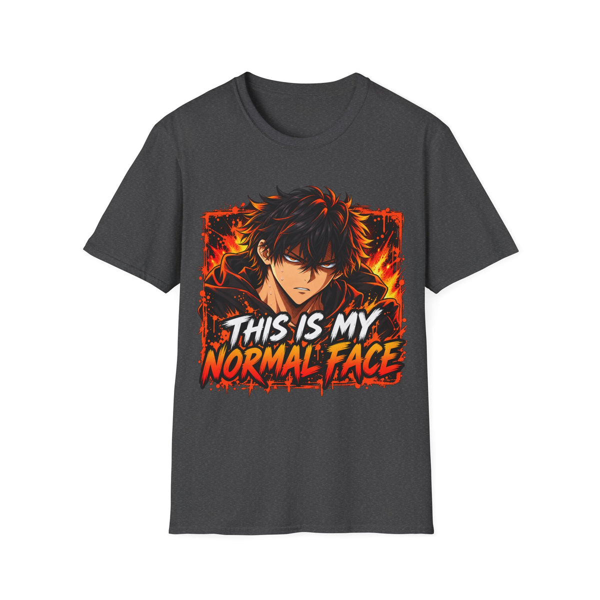 This Is My Normal Face Anime Graphic Tshirt