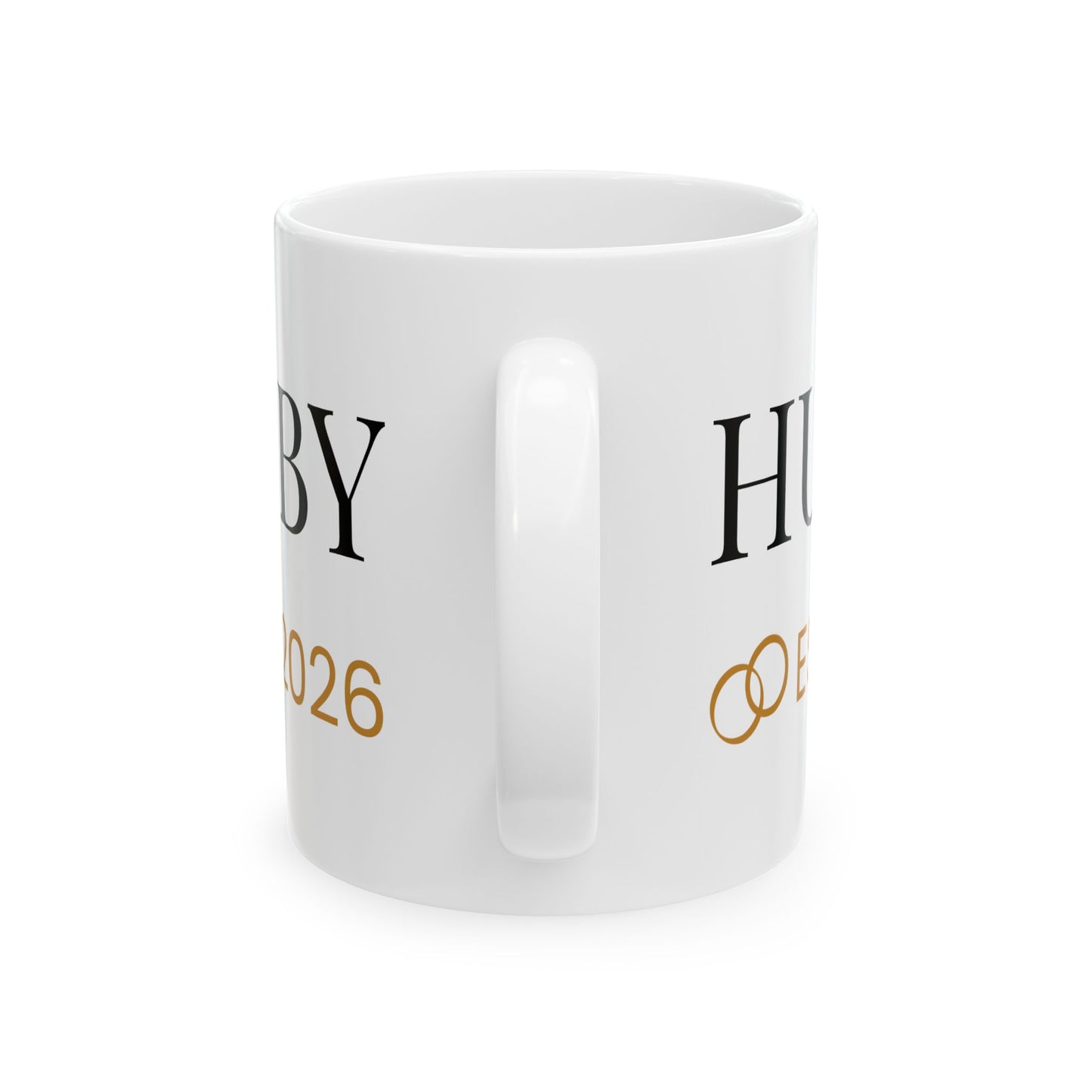 Hubby Ceramic Mug - EST 2026 | Perfect Gift for Newlyweds & Anniversaries