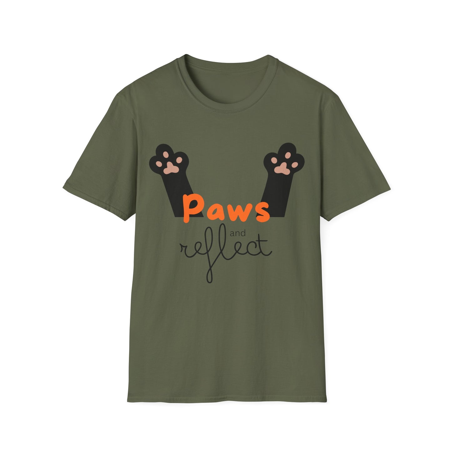 Paws and Reflect Cat Tshirt