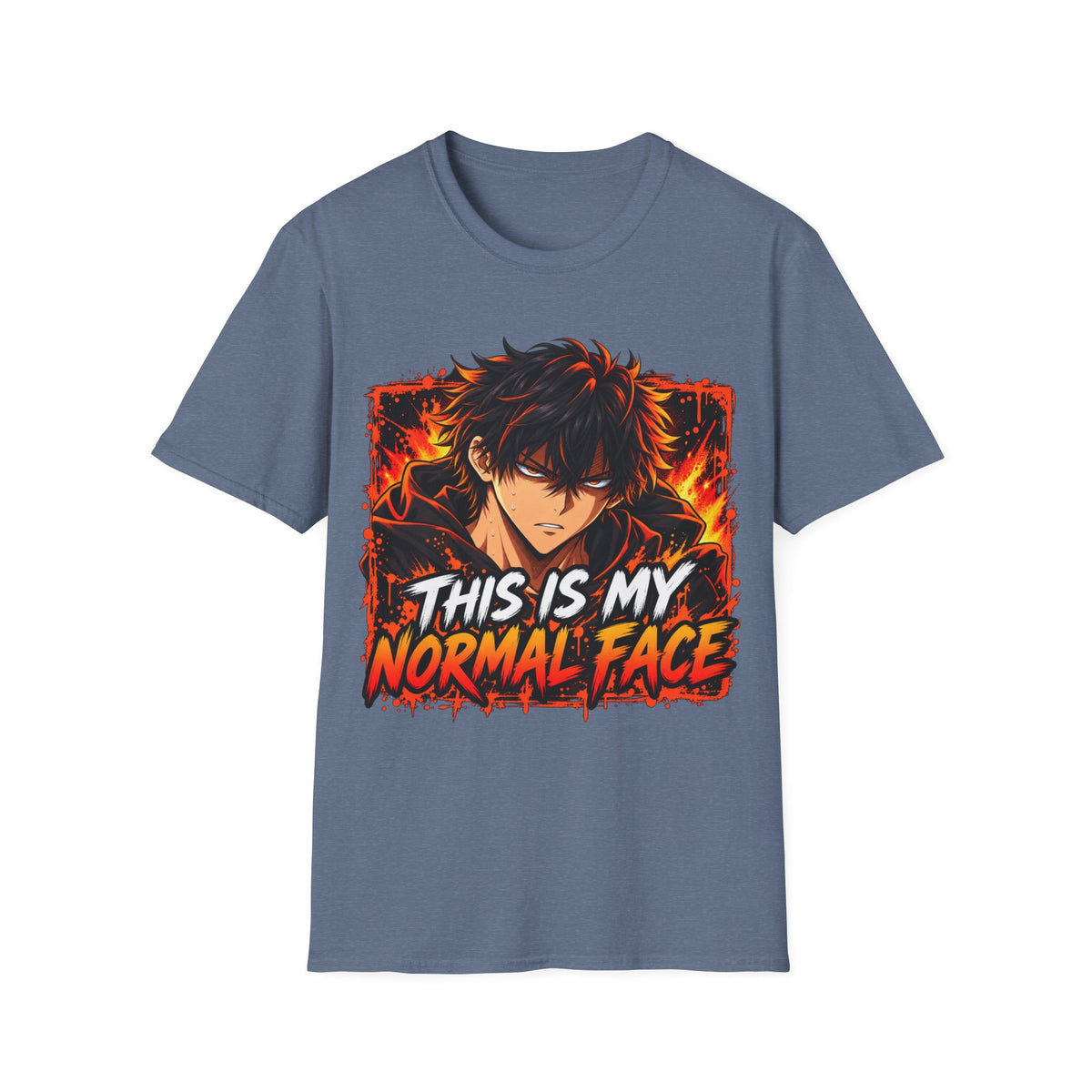 This Is My Normal Face Anime Graphic Tshirt