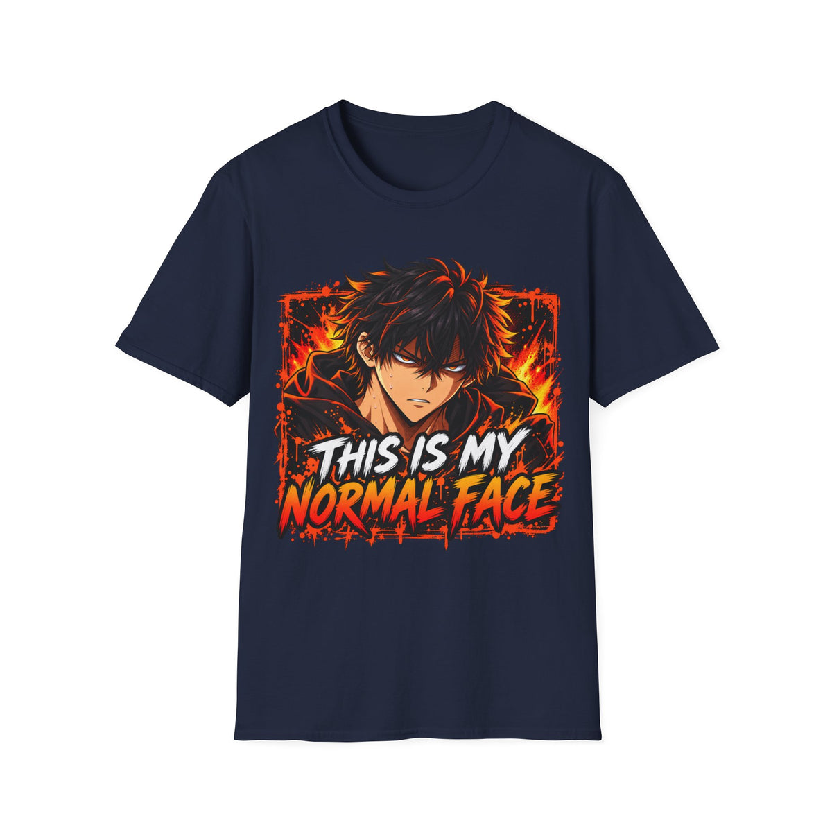 This Is My Normal Face Anime Graphic Tshirt