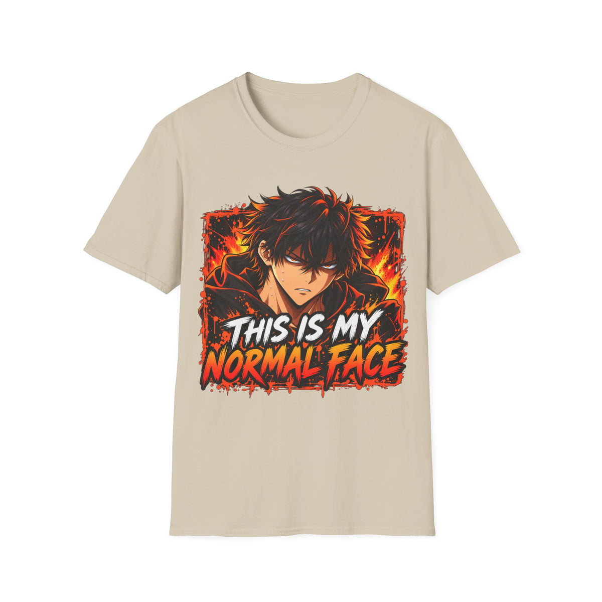 This Is My Normal Face Anime Graphic Tshirt