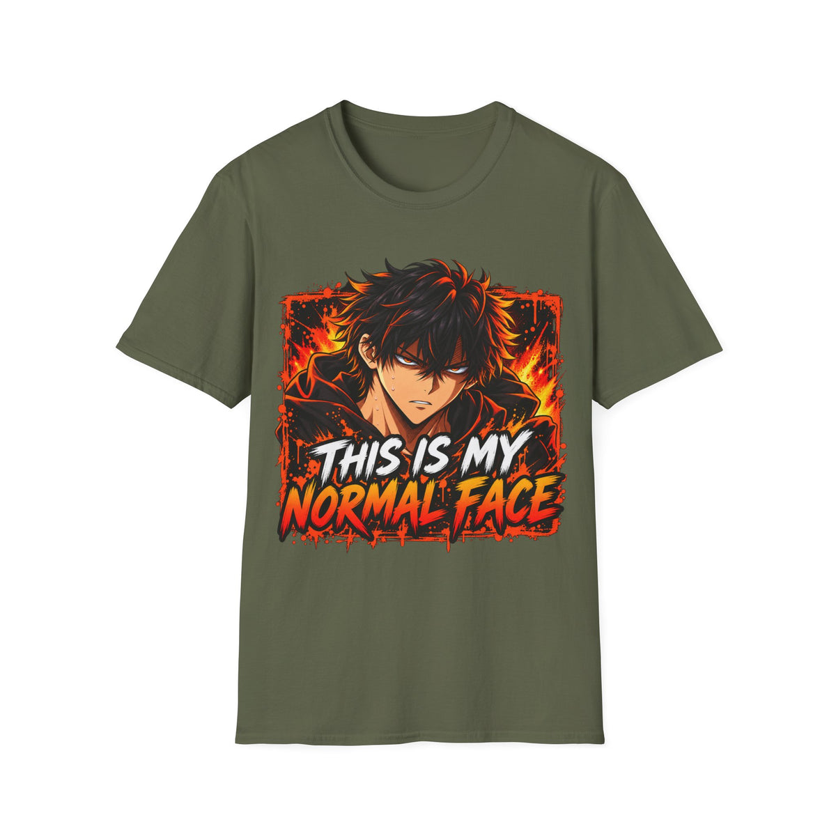 This Is My Normal Face Anime Graphic Tshirt