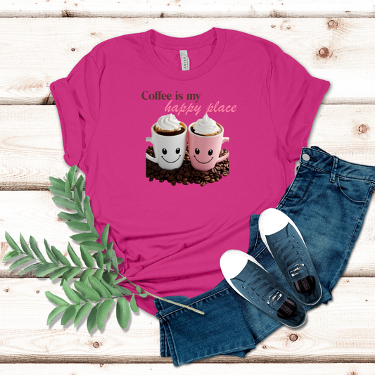 Coffee Is My Happy Place Tshirt