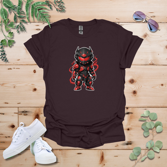 Faceless Tech Chibi Red Dragon Tshirt
