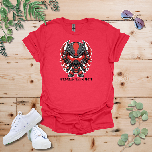 Faceless Tech Chibi Red Dragon - Stronger Than Most Tshirt