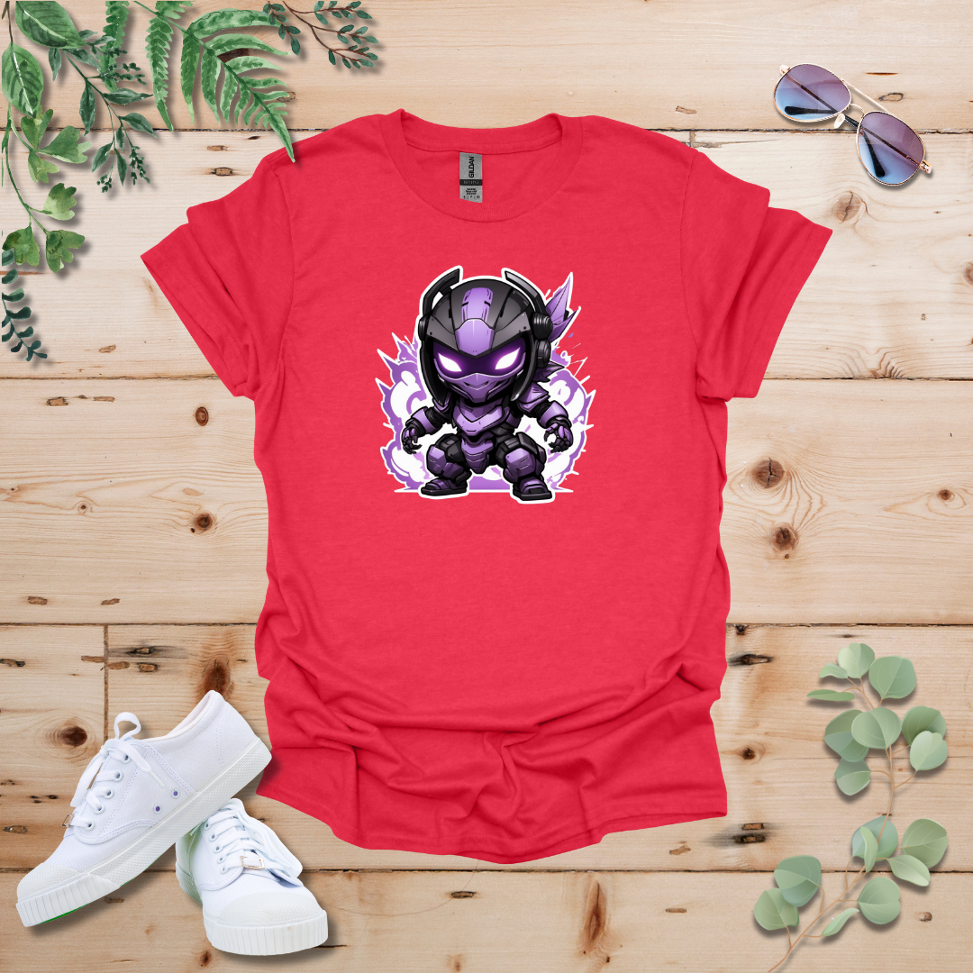 Faceless Tech Chibi Purple Dragon Tshirt