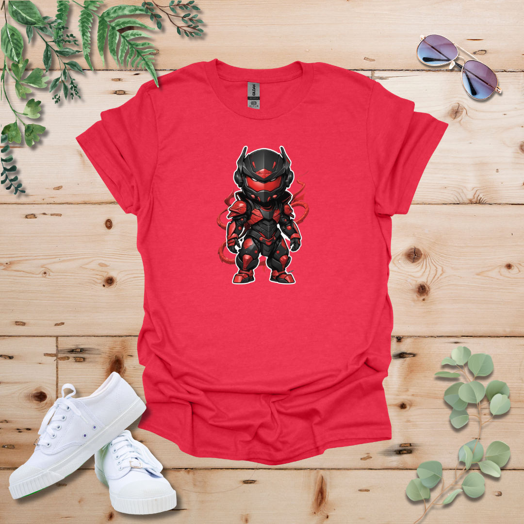 Faceless Tech Chibi Red Dragon Tshirt