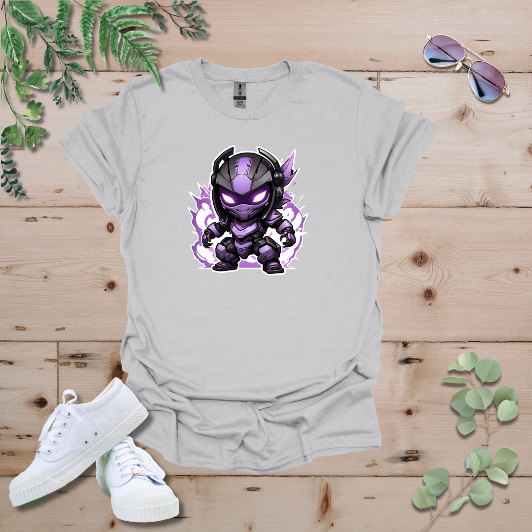 Faceless Tech Chibi Purple Dragon Tshirt
