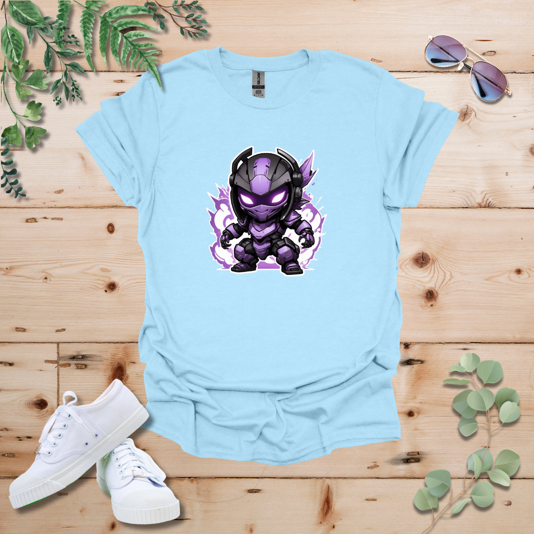 Faceless Tech Chibi Purple Dragon Tshirt