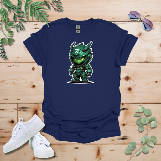 Faceless Tech Chibi Green Dragon Tshirt