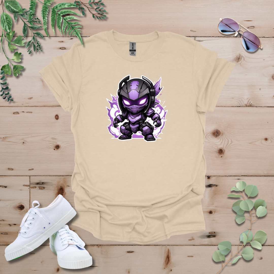 Faceless Tech Chibi Purple Dragon Tshirt