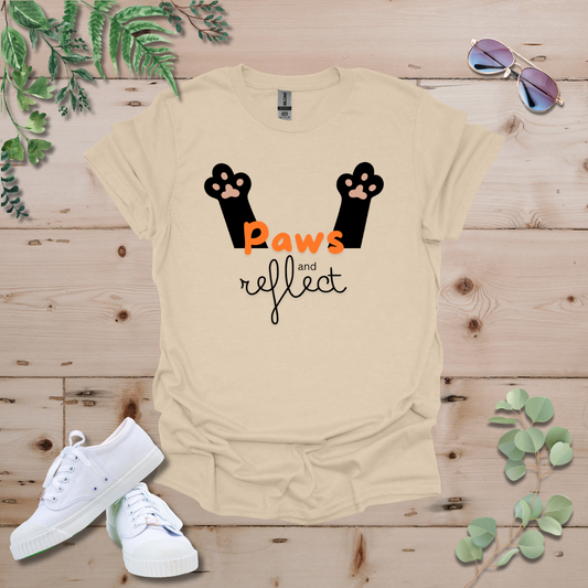Paws and Reflect Cat Tshirt