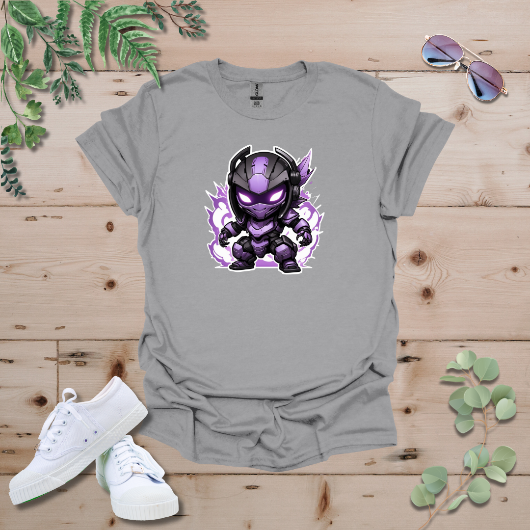 Faceless Tech Chibi Purple Dragon Tshirt