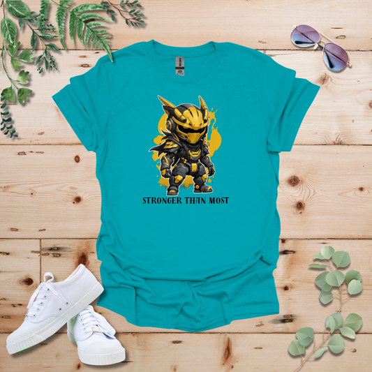 Faceless Tech Chibi Yellow Dragon - Stronger Than Most Tshirt
