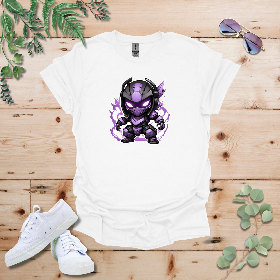 Faceless Tech Chibi Purple Dragon Tshirt