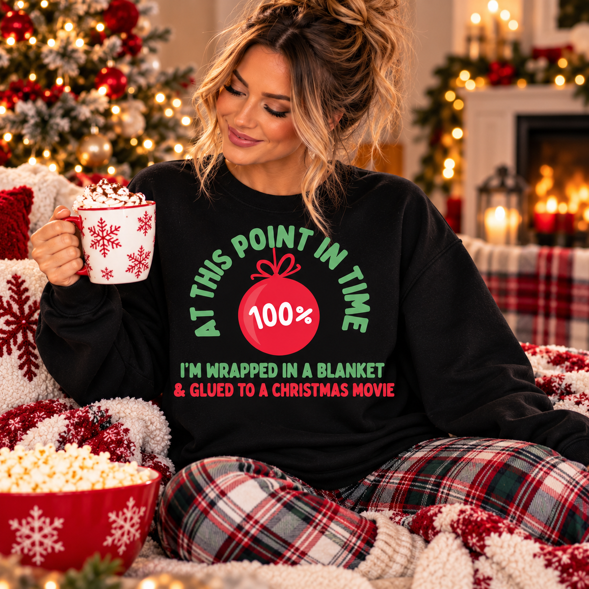 At This Point in Time – Funny Christmas Movie Sweatshirt