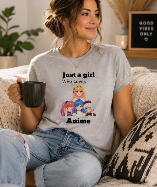 Just a Girl Who Loves Anime Tshirt